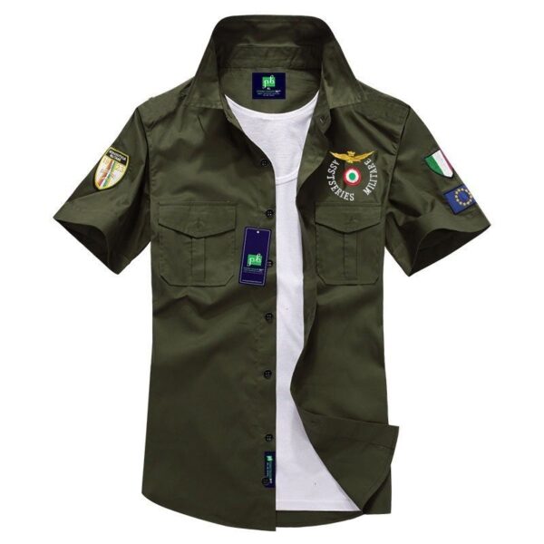 Durable Cotton Military Shirt