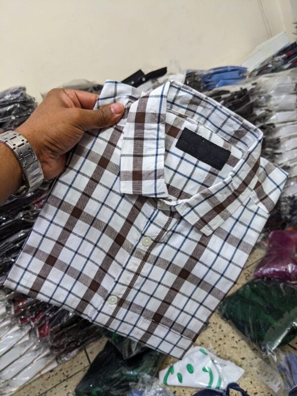 Cotton Indian Casual Check Shirt