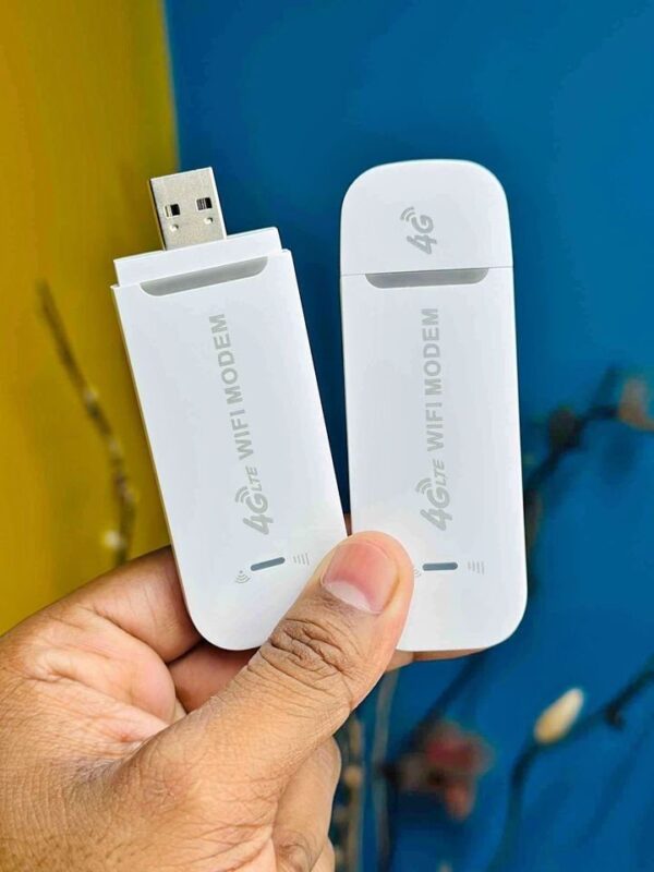 4G LTE WiFi Modem – Support All Bangladesh SIM Cards – White Color