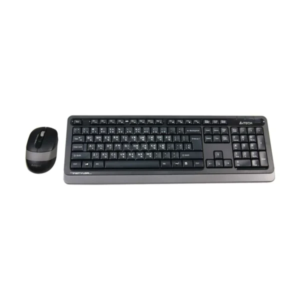 A4TECH FG1010 Wireless Keyboard Mouse Combo with Bangla – Black Color