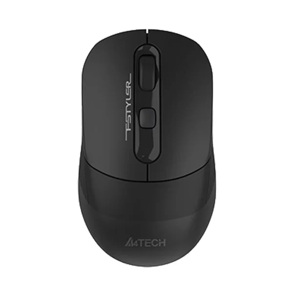 A4TECH FSTYLER FB10CS Silent Multimode Rechargeable Wireless Mouse – Black Color – Smooth Performance