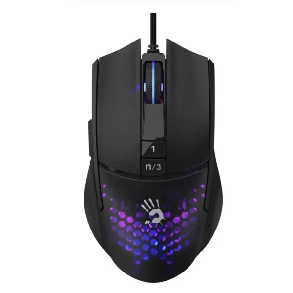 A4Tech Bloody L65 Max Honeycomb Lightweight RGB Wired Gaming Mouse – Lightweight and RGB Style