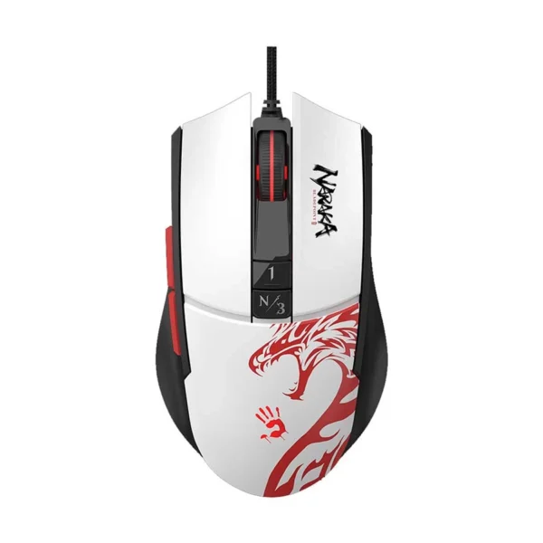 A4Tech Bloody L65 Max Naraka RGB Wired Gaming Mouse – Ergonomic and Stylish