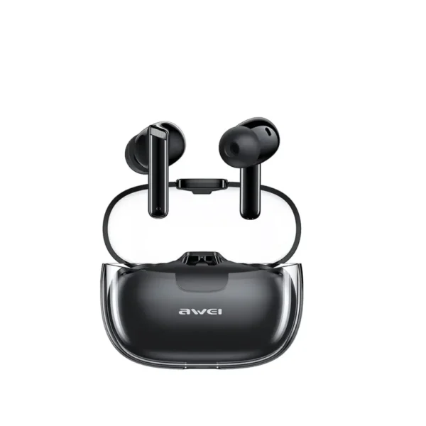 AWEI T52 ANC Wireless Bluetooth Earbuds - Black Color - Image 2