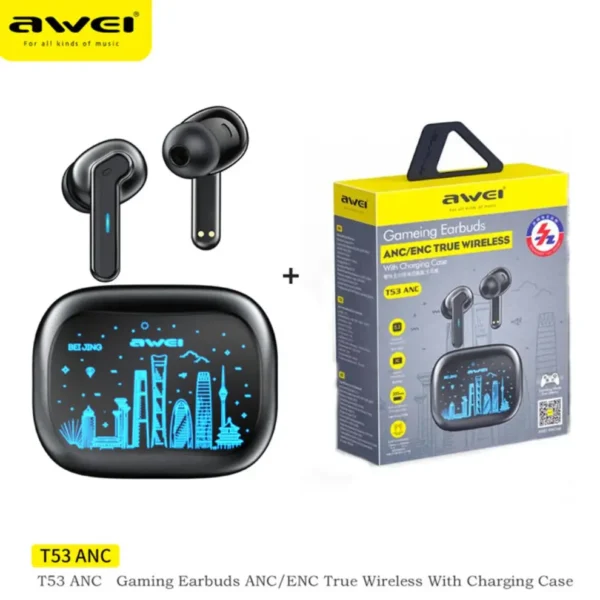 Awei T53 ANC True Wireless Earbuds - Image 2