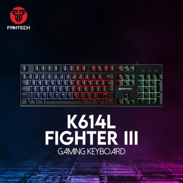 Fantech K614L Fighter III RGB Gaming Keyboard – Professional Gaming Experience