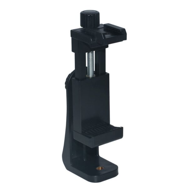 360 Degree Mobile Holder with Cold Shoe Mount for Extra Microphone or LED Light - Image 3