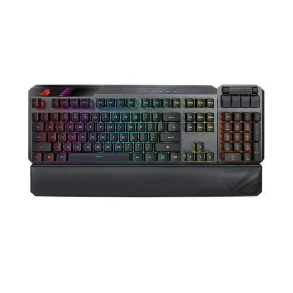 ASUS (MA02) ROG Claymore II Modular TKL Blue Switch Mechanical Gaming Keyboard – Customizable Design