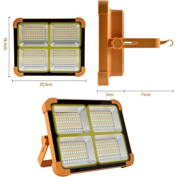 GearUP SFL-100 Solar LED Flood Light – Powerful and Eco-Friendly Lighting - Image 5