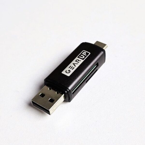 GearUP 4 In 1 Multifunction OTG Card Reader Type-C/USB /SD Card/TF Card Reader - Image 2